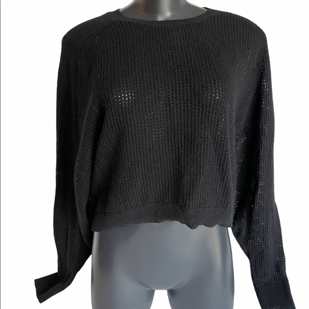 MICHAEL KORS black Long sleeve sweater, size M